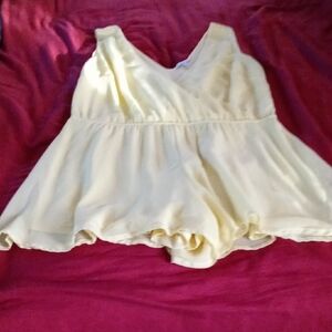 Charlotte Russe Cream Jumpsuit